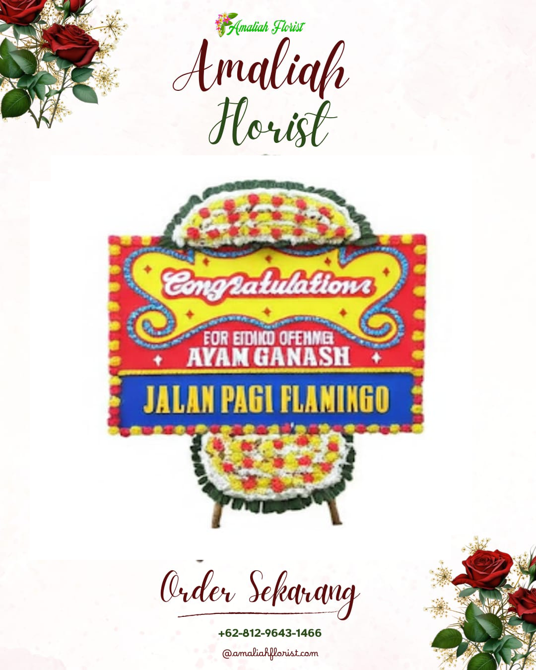 Sewa Papan Bunga Rubaru